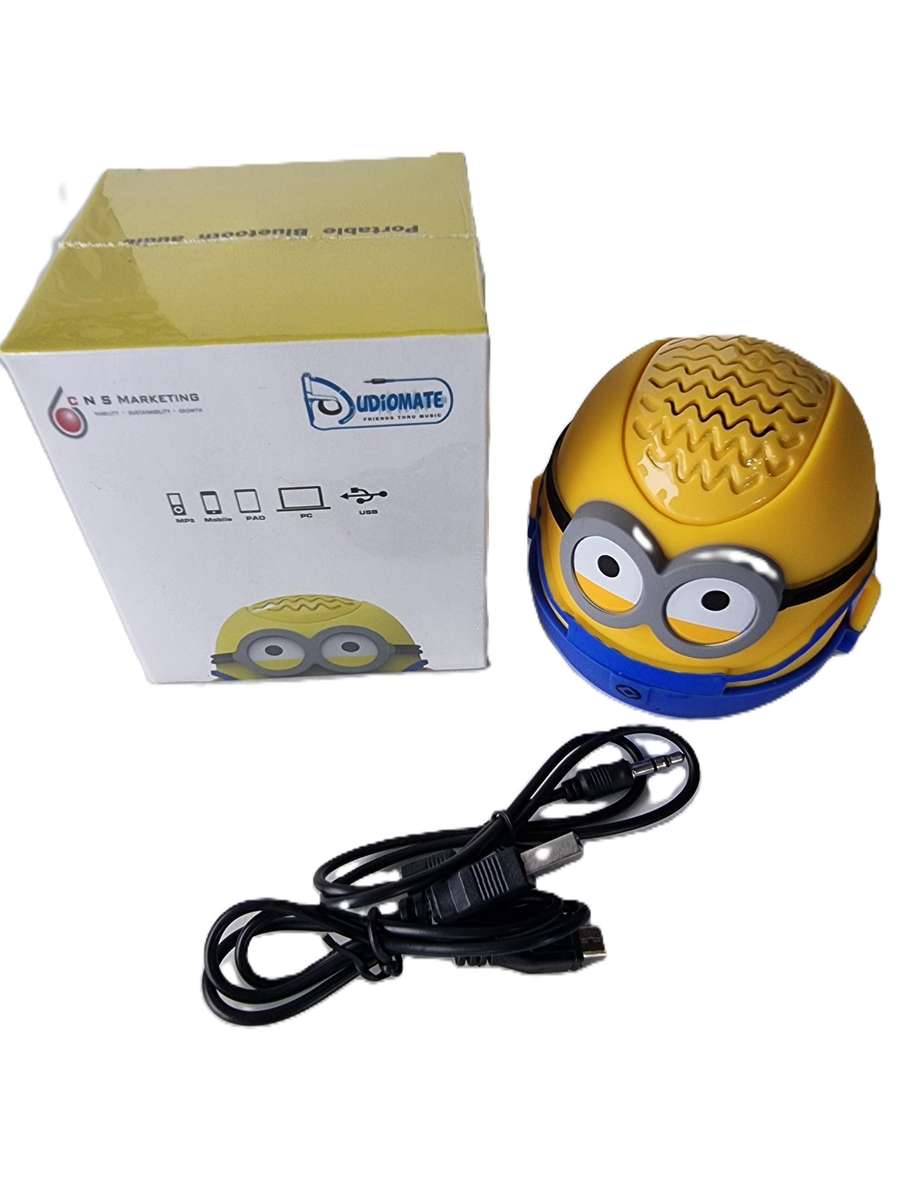 Audiomate Bluetooth Minion Speaker with Radio