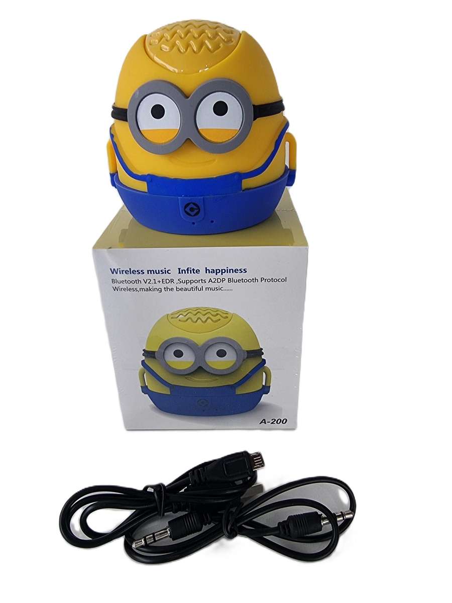 Audiomate Bluetooth Minion Speaker with Radio