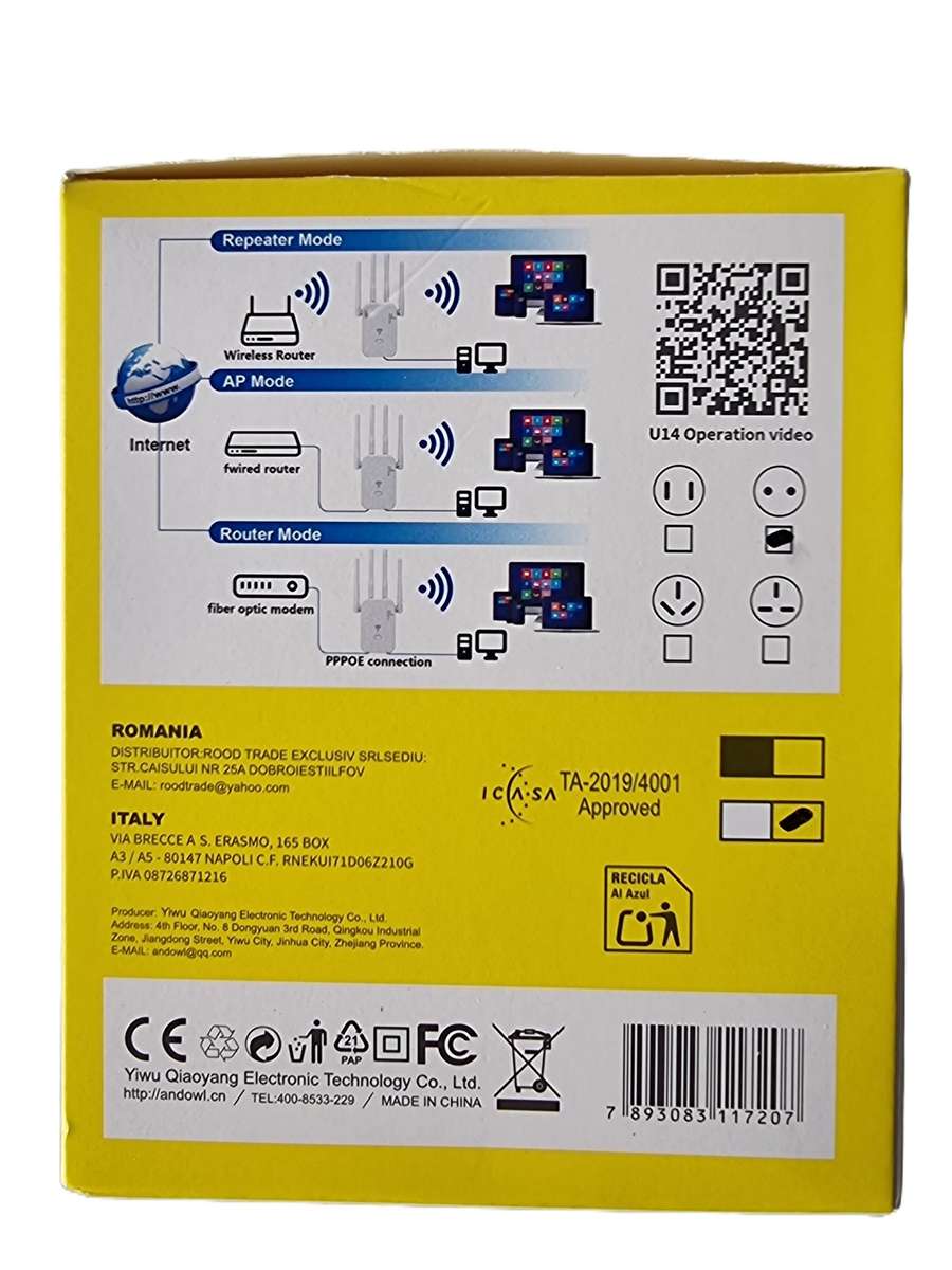 WiFi Repeater 1200M Dual Band