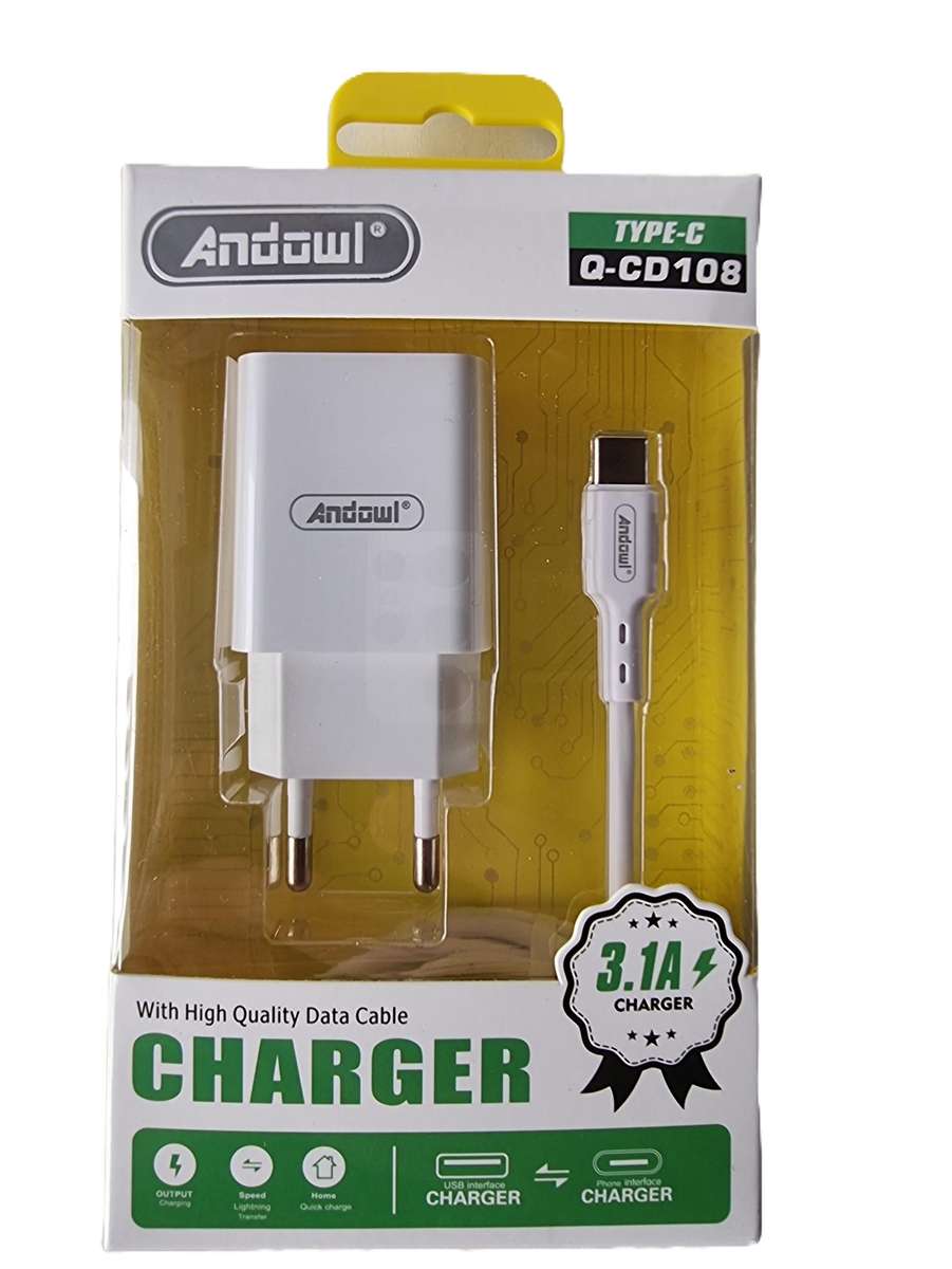 Charger and Cable USB to Type C