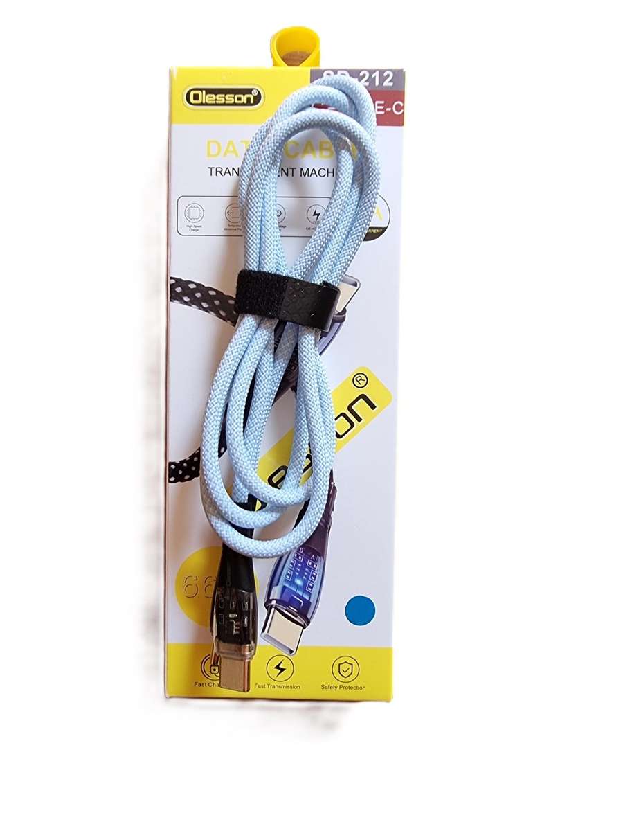 Olesson 66W Data and Charging Cable Type C to Type C