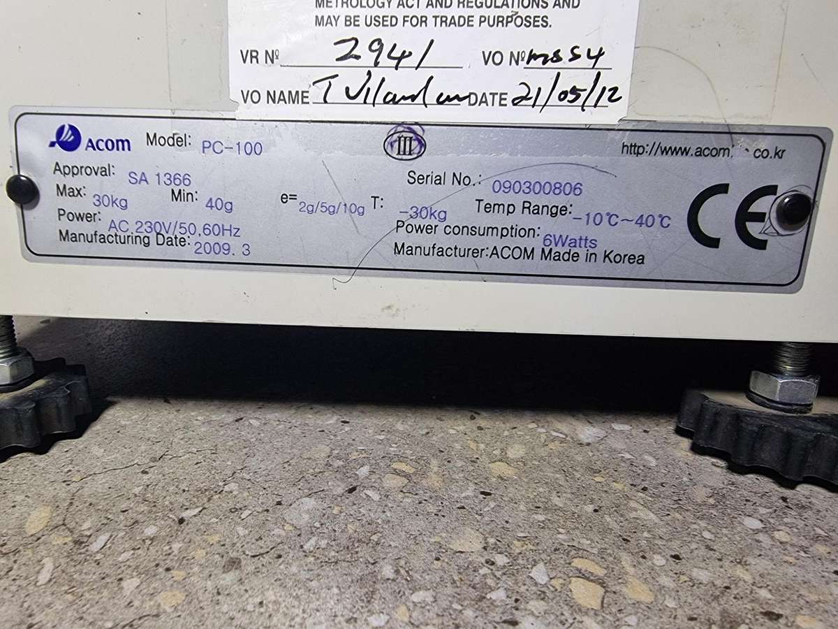 Acom Price Computing Scale