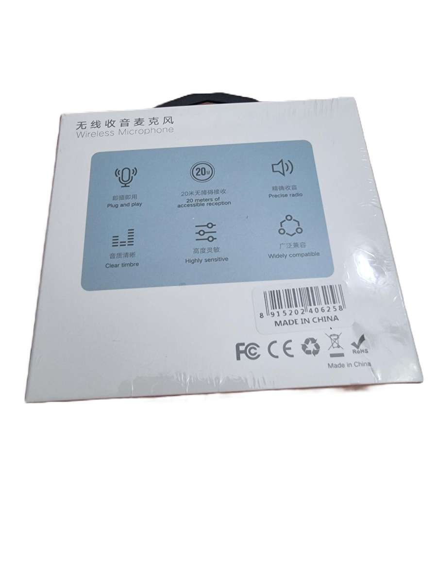 3 in 1 Wireless Lavalier Microphone