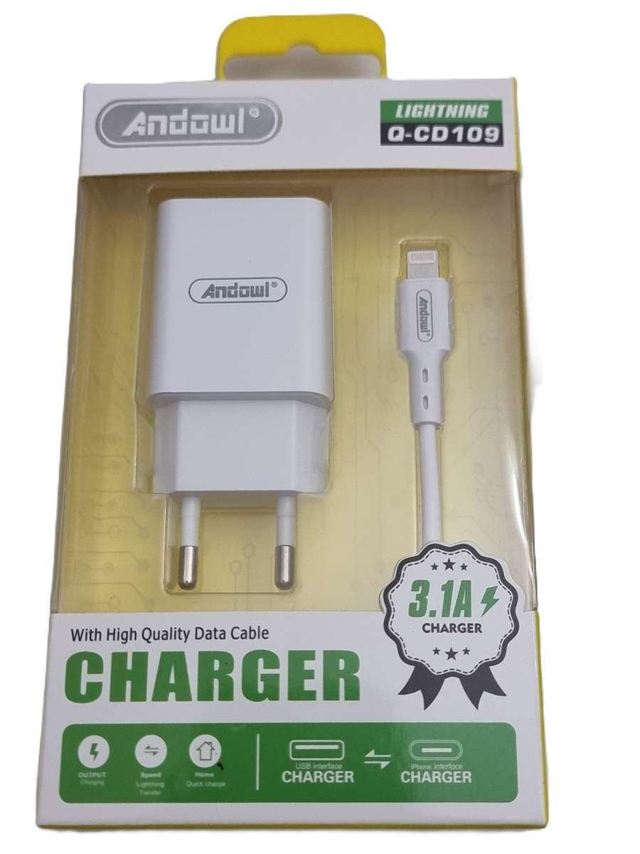 3,1A Lightning Charger With Cable