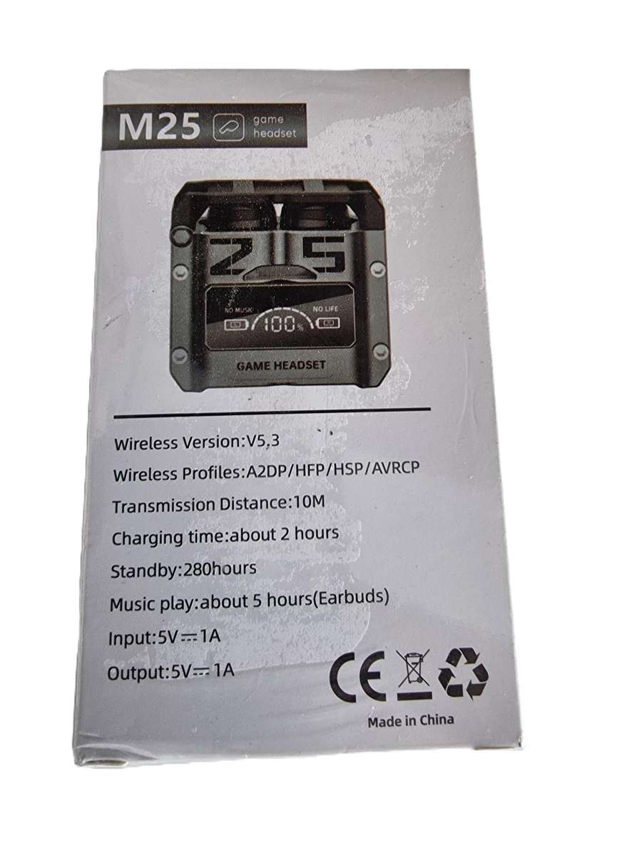 M25 Wireless Game Headset Earbuds