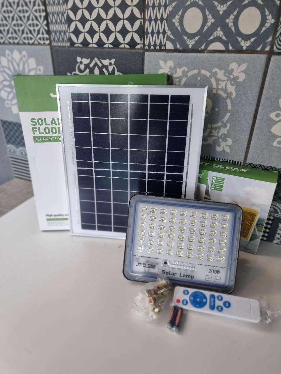 Solar Flood Light and Panel