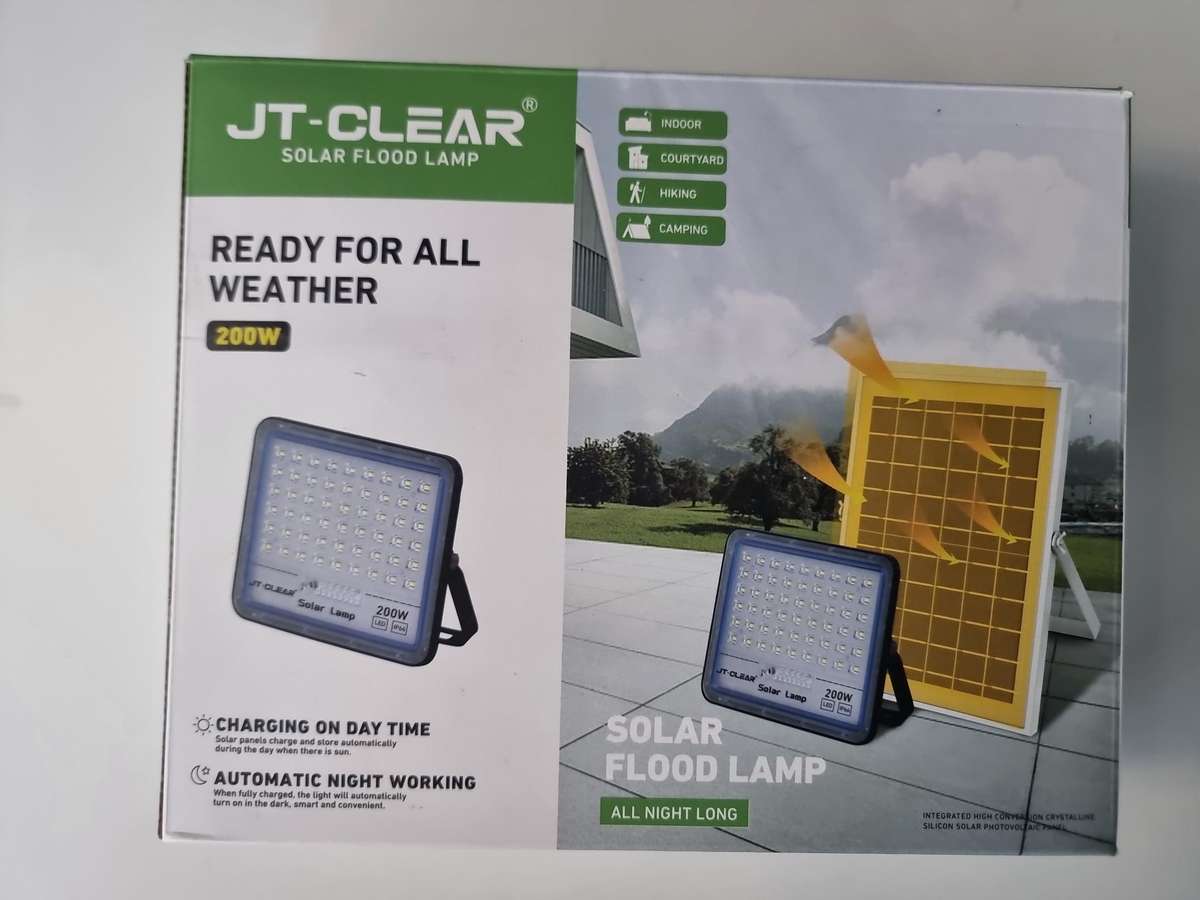 Solar Flood Light and Panel