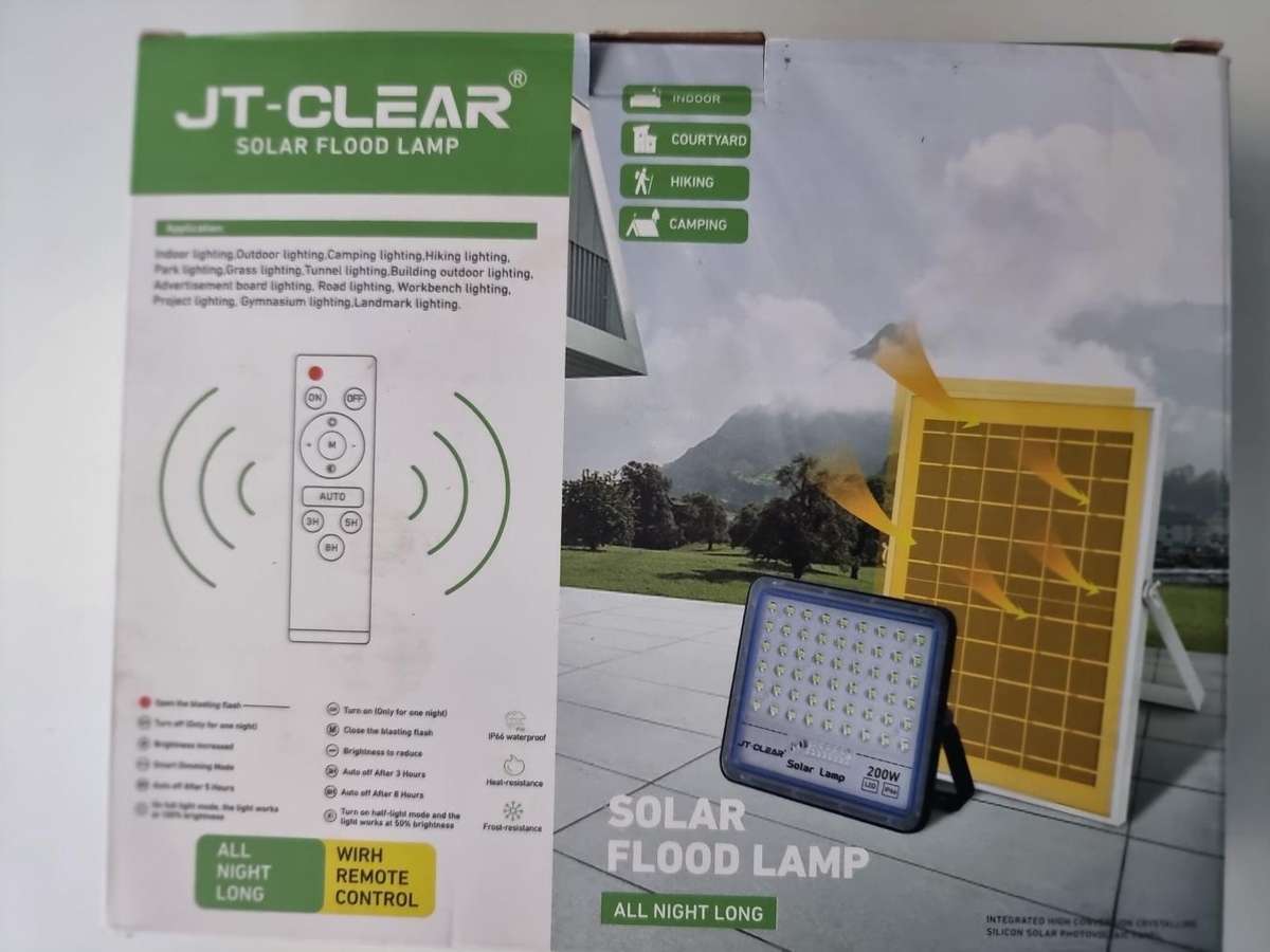 Solar Flood Light and Panel