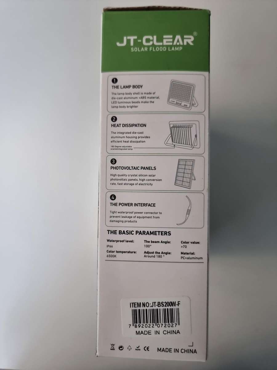 Solar Flood Light and Panel