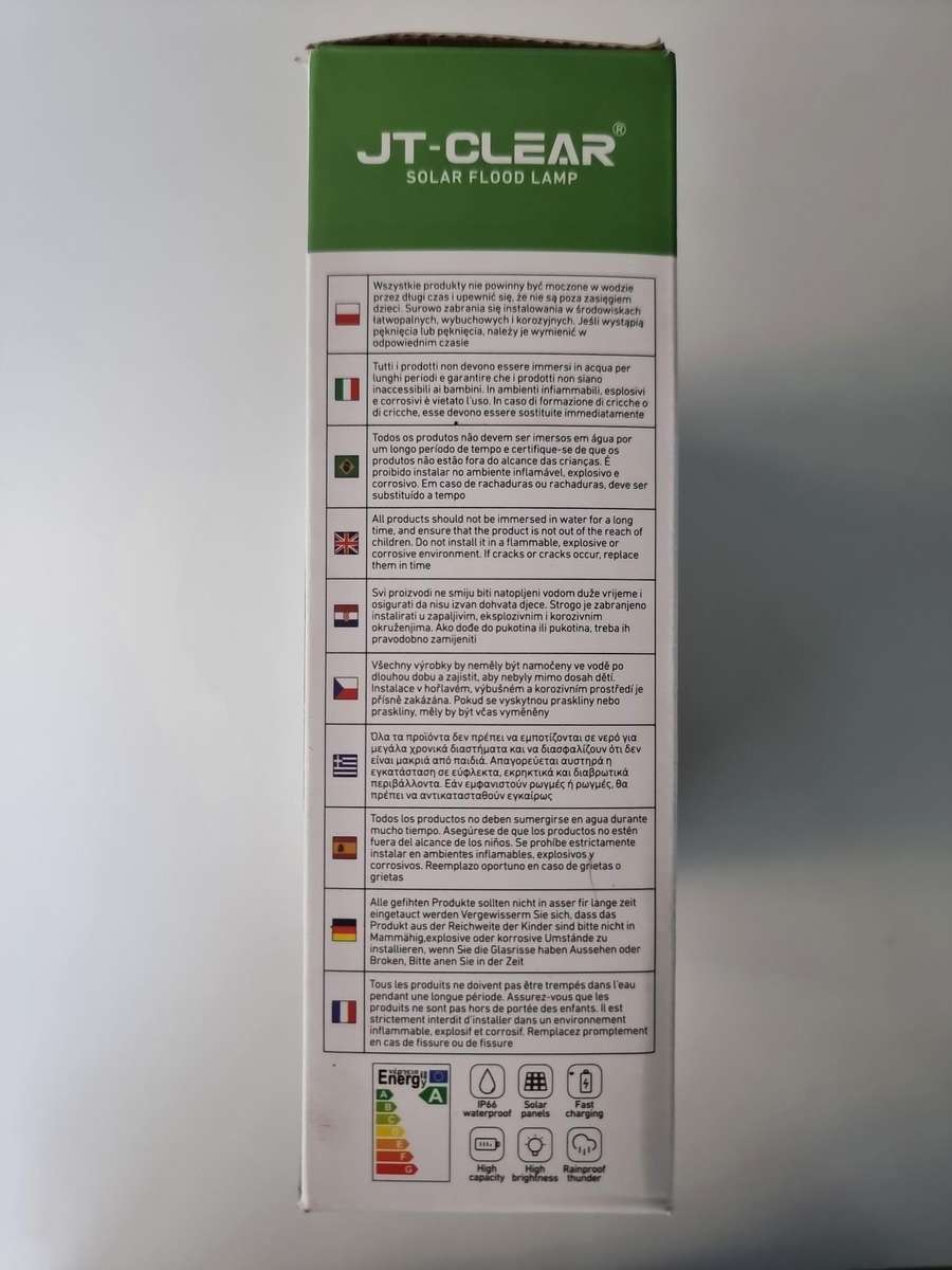 Solar Flood Light and Panel