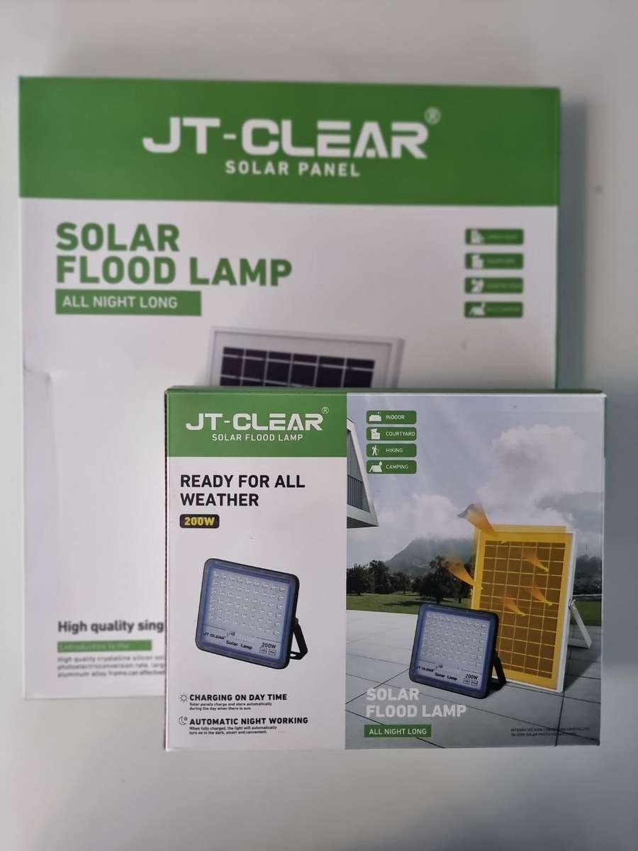 Solar Flood Light and Panel
