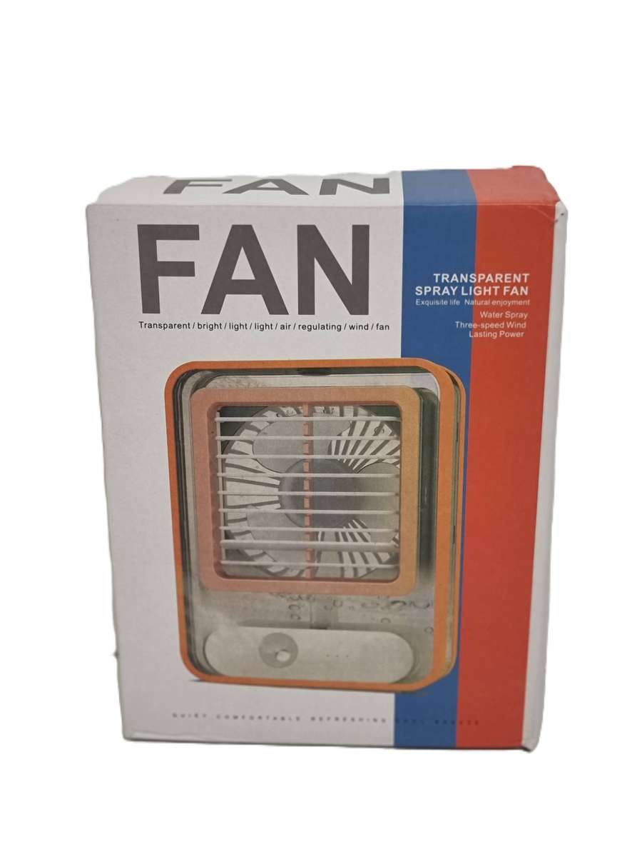 Rechargeable Transparent Light Airconditioning Fan