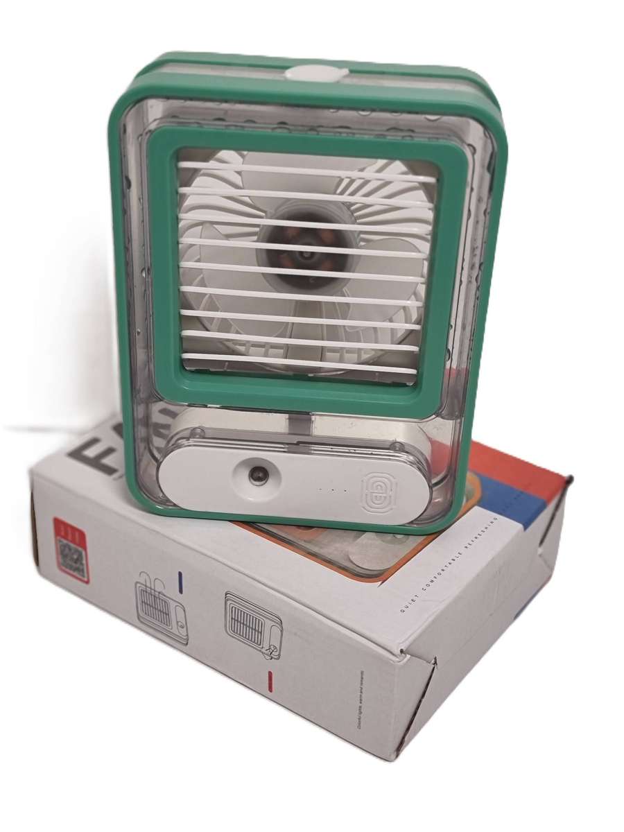 Rechargeable Transparent Light Airconditioning Fan