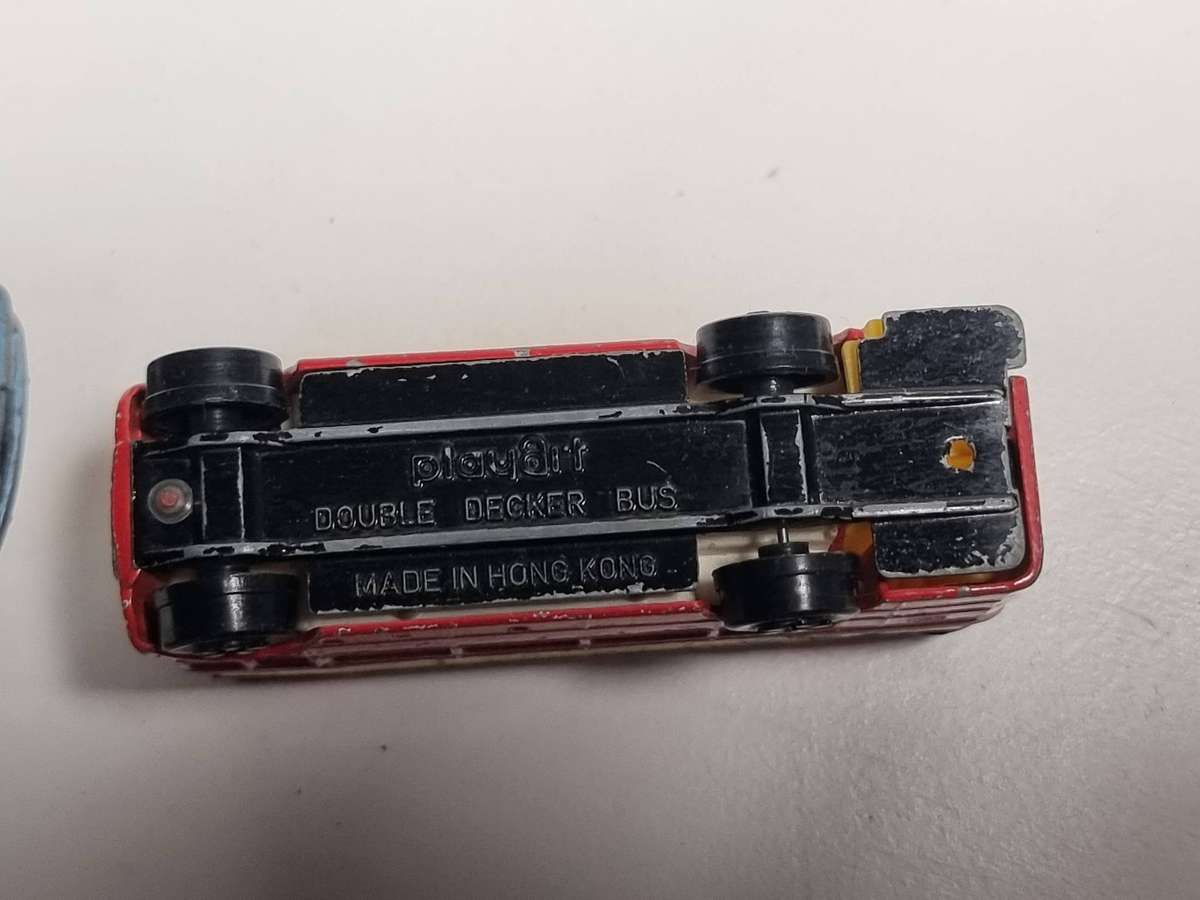 Vintage Collection of 4 Die Cast Busses