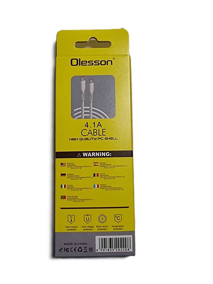 TYPE-C to TYPE-C Charging Cable 4,1A - 1M