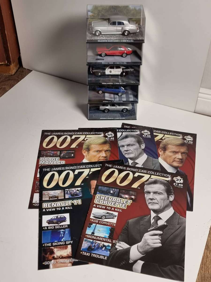 James Bond 007 Car Collection With Magazine - A View To A Kill