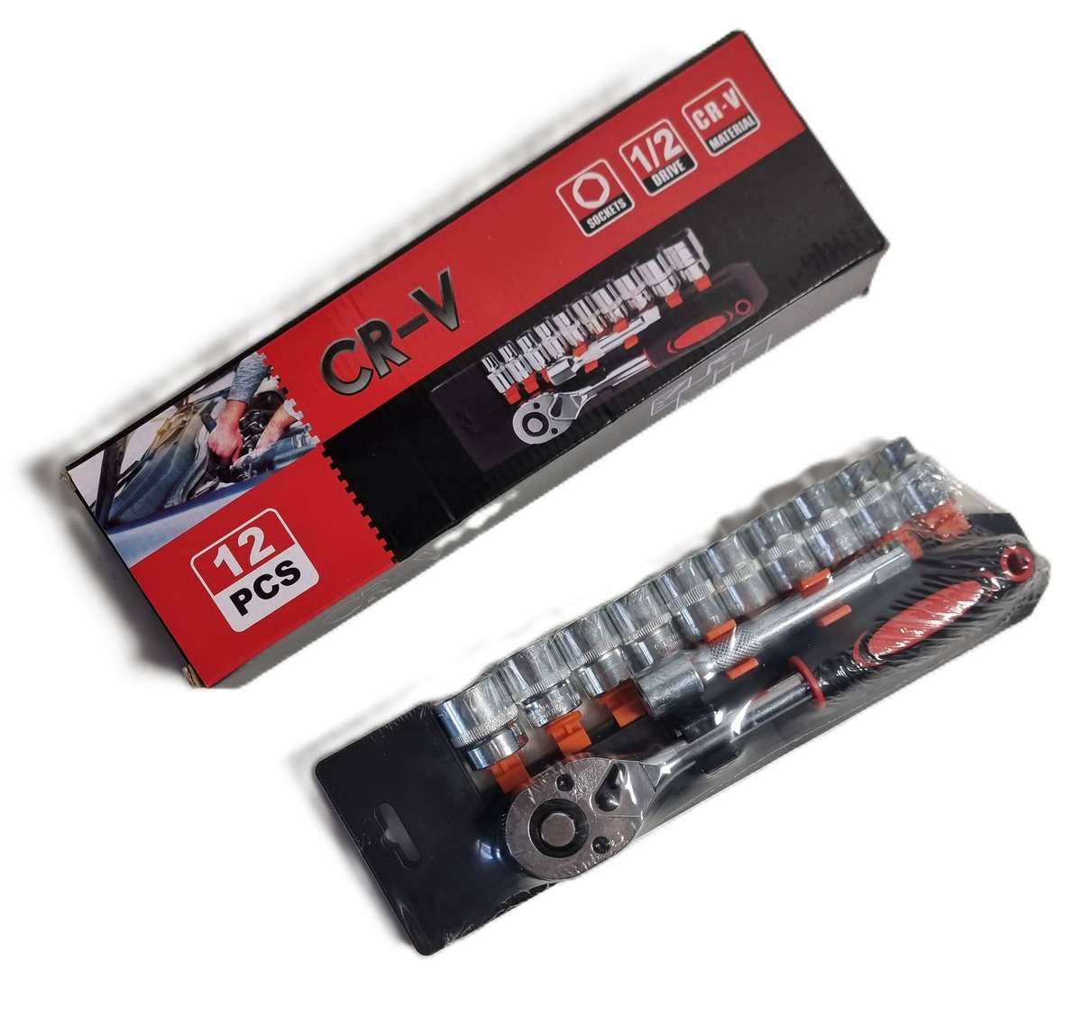 12 Piece 1/2" Socket Set