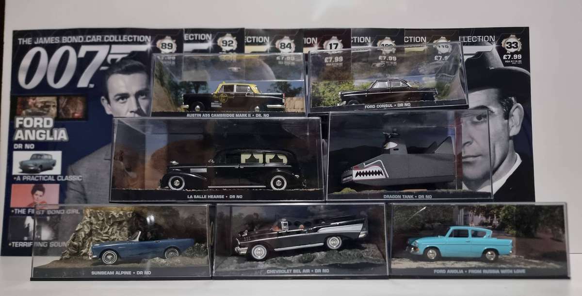 James Bond 007 Car Collection With Corresponding Magazine - Dr No
