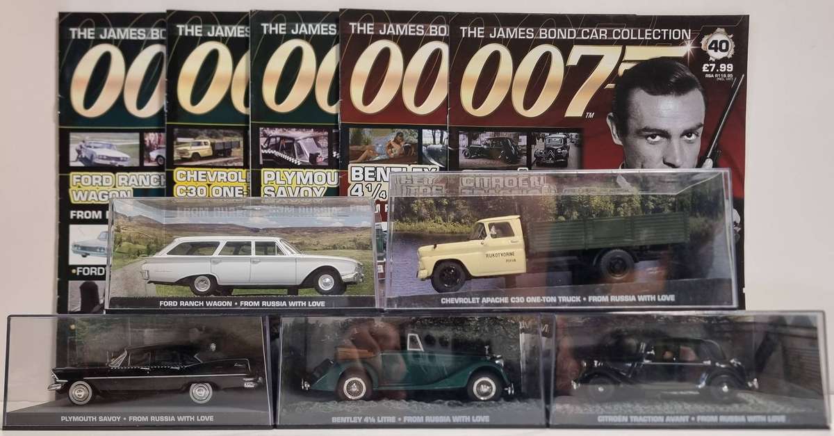 James Bond 007 Car With Magazine - From Russia With Love (Bid per Car)