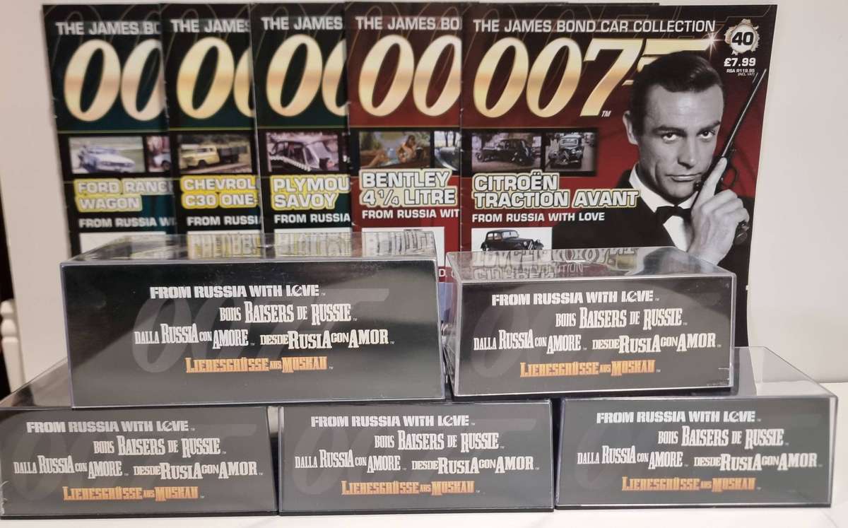 James Bond 007 Car With Magazine - From Russia With Love (Bid per Car)