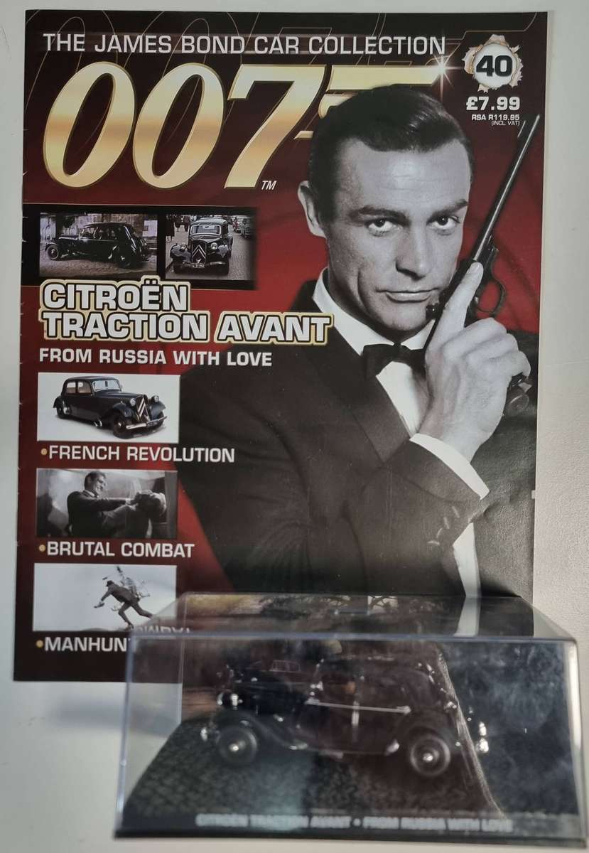 James Bond 007 Car With Magazine - From Russia With Love (Bid per Car)