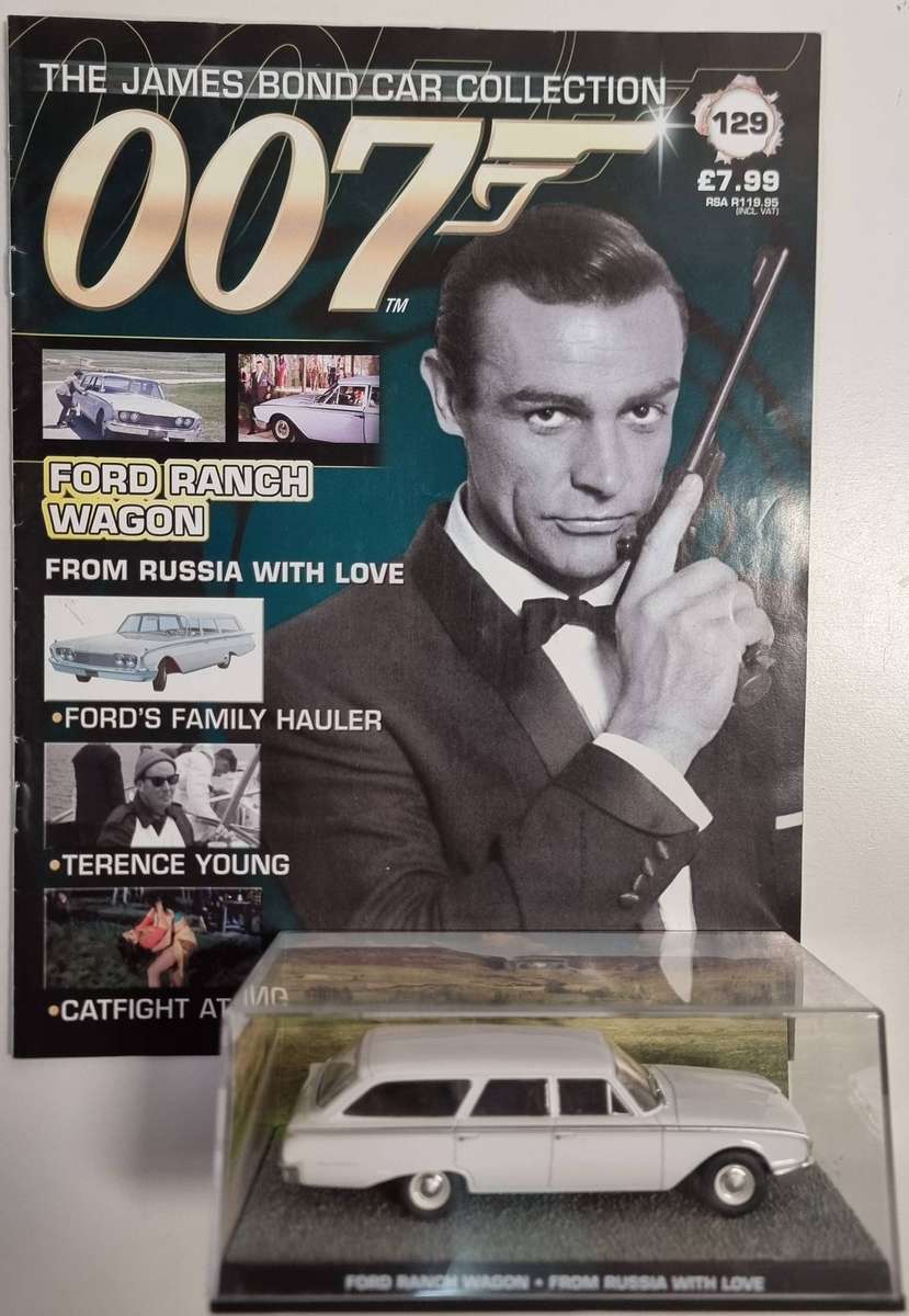 James Bond 007 Car With Magazine - From Russia With Love (Bid per Car)