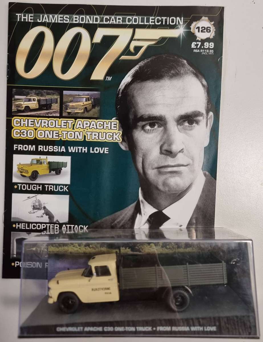 James Bond 007 Car With Magazine - From Russia With Love (Bid per Car)