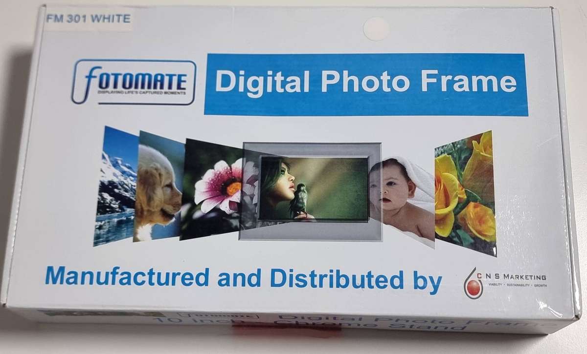 10" Digital Photo Frame - White
