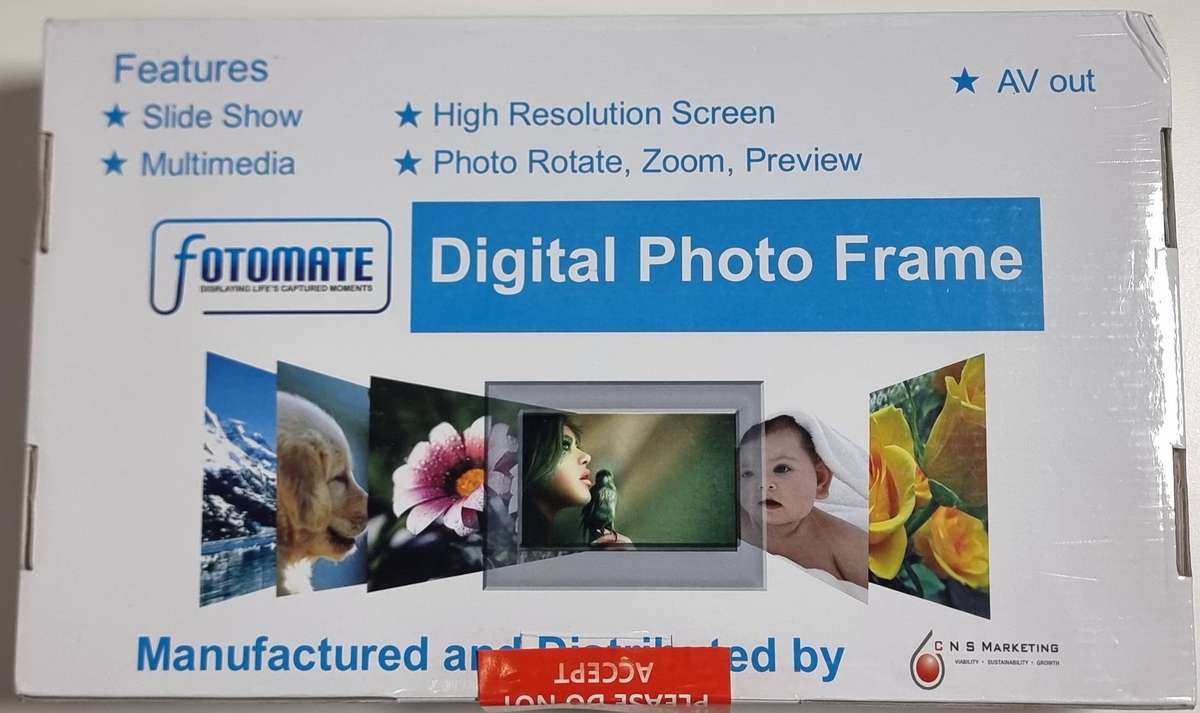 10" Digital Photo Frame - White