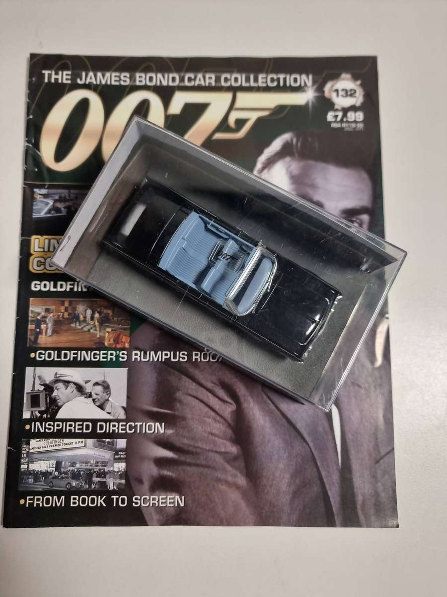 James Bond 007 Car With Magazine - Goldfinger #2 (Bid per Car)