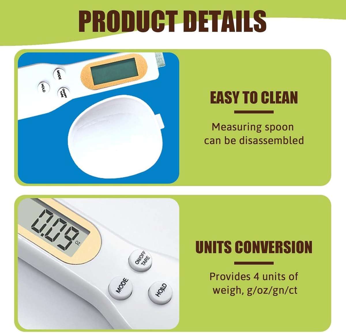 Digitals Spoon Scale