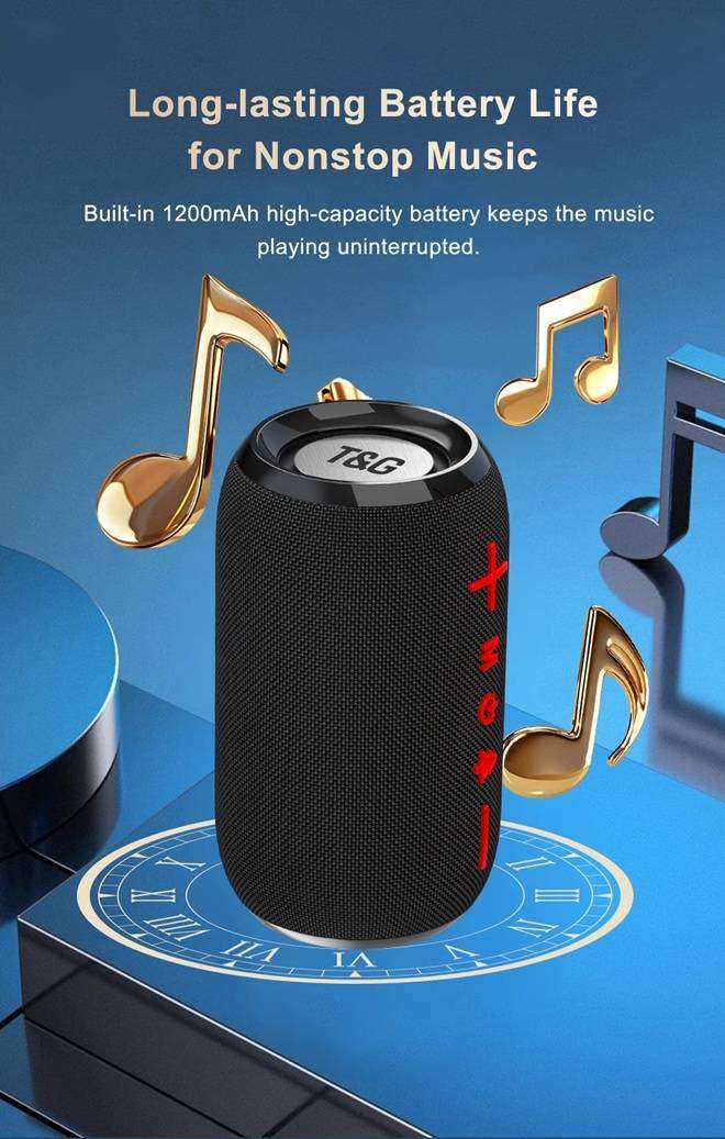 TWS Portable Wireless Bluetooth 5.3 Speaker HiFi-Grade Sound Quality With Powerful Bass