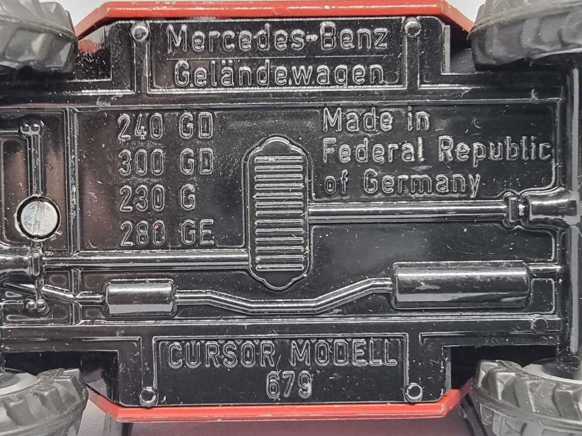 Cursor 679 Mercedes MB 300 240 G GD GE Class Off-Road Vehicle