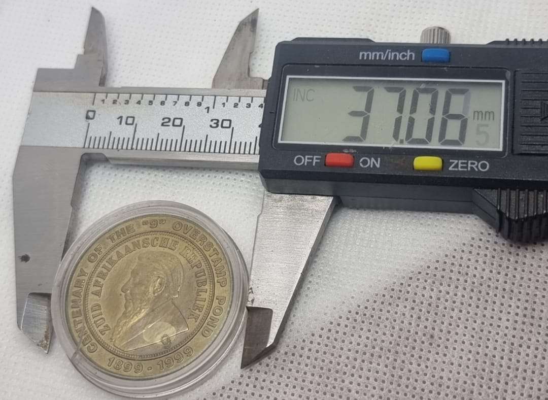 "CENTENARY Of The " 9 " OVER STAMP" ZAR Pond (1899-1999)