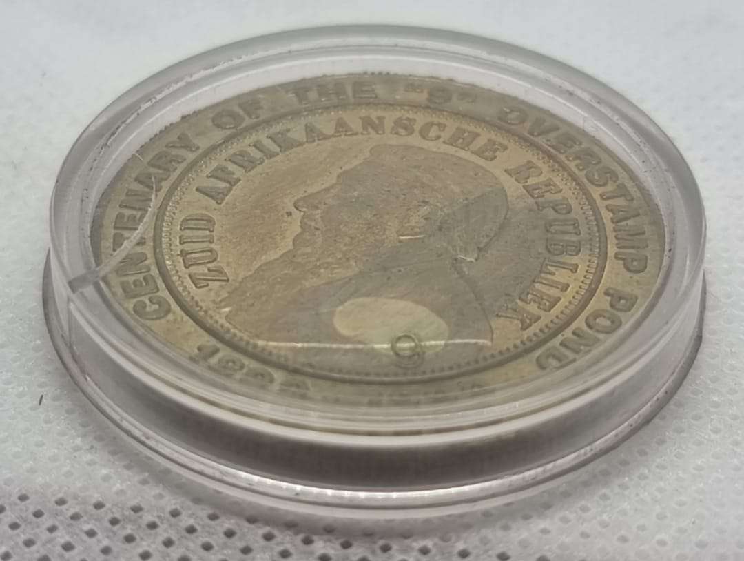 "CENTENARY Of The " 9 " OVER STAMP" ZAR Pond (1899-1999)