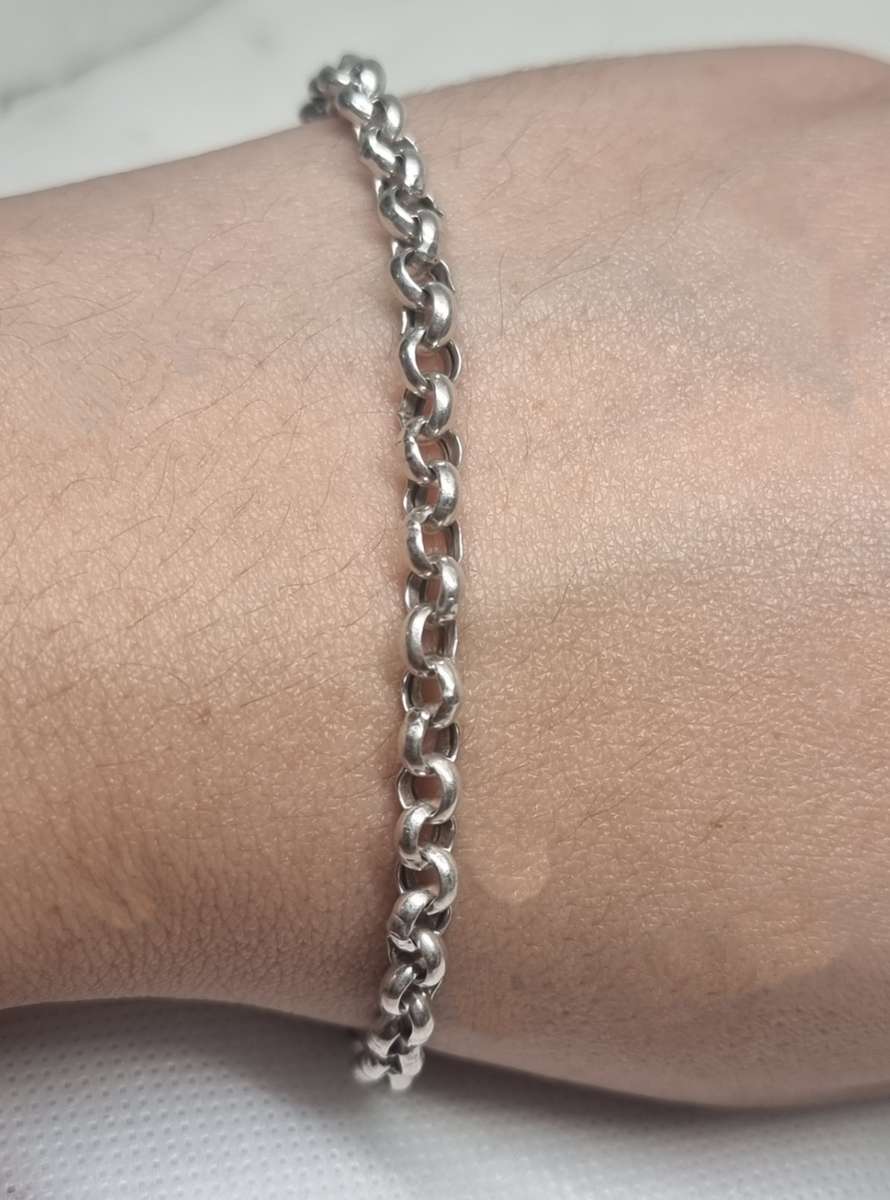 "ROLLY POLLY" 925 Sterling Silver Bracelet.( Genuine Silver)