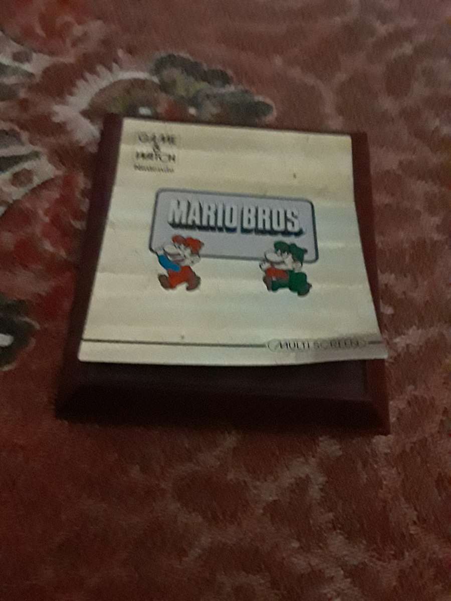 Vintage Game and whatch Mario Bros Multi screen game For repairs