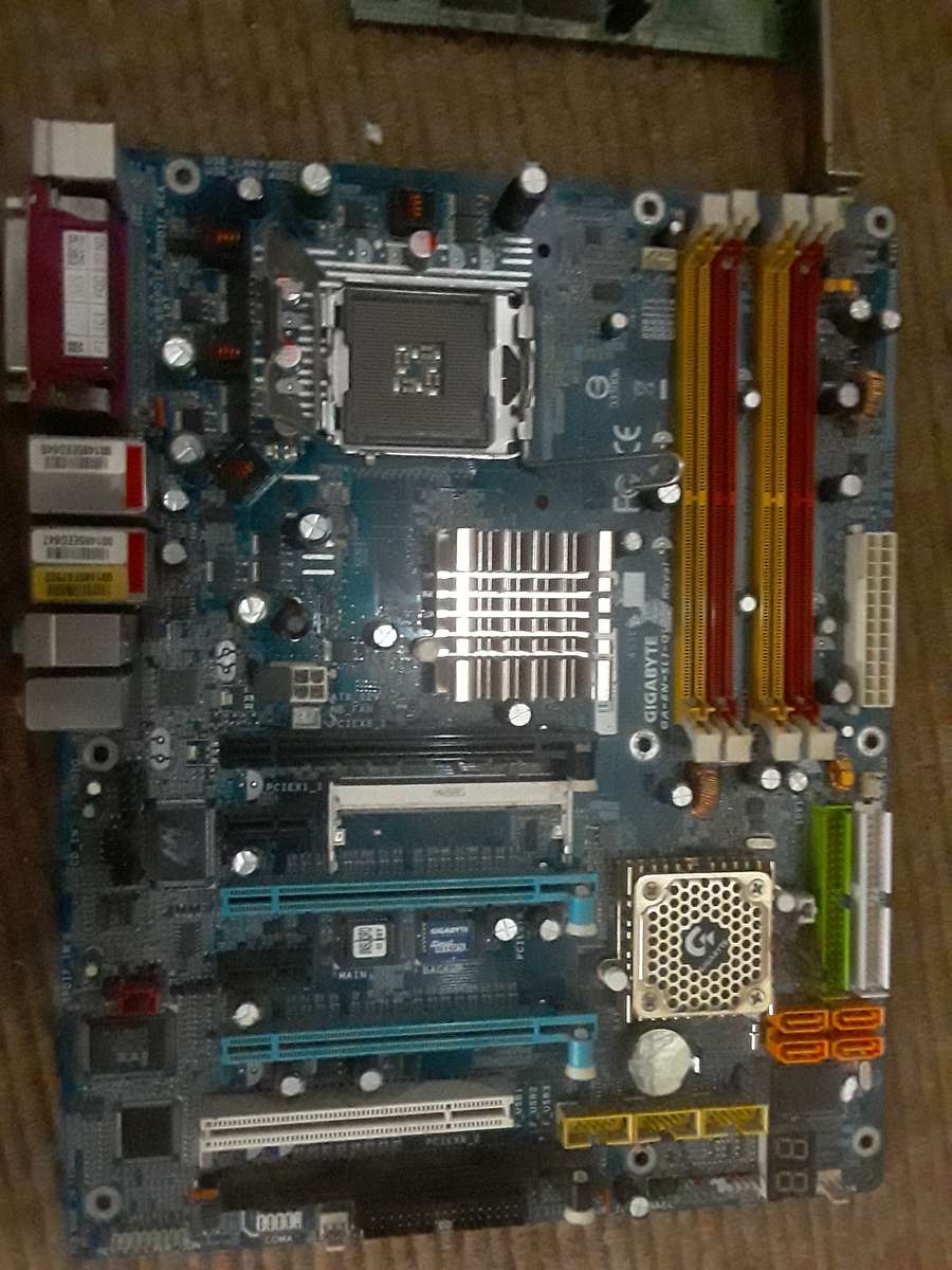 P.C motherboard for repairs and rams lot 2