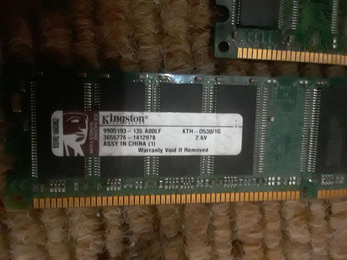 P.C motherboard for repairs and rams lot 2