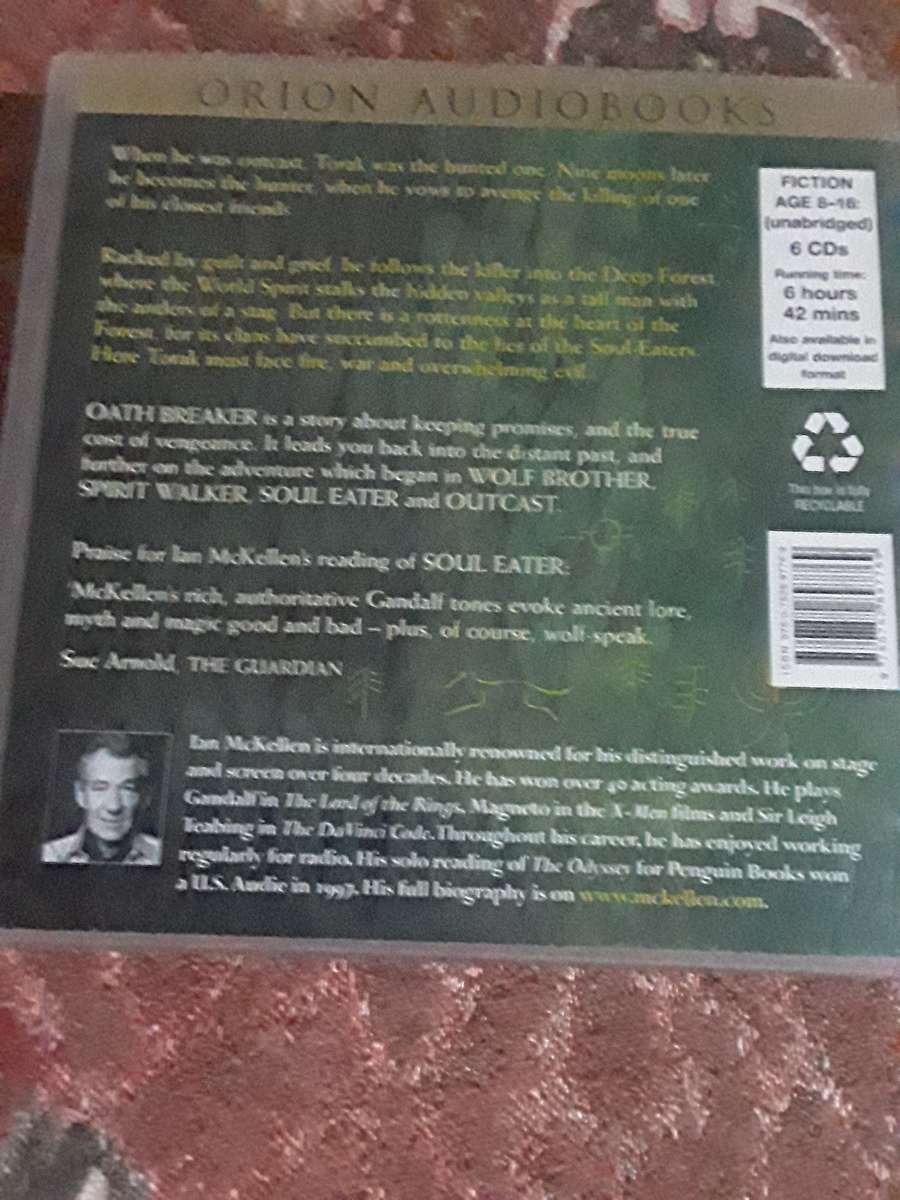 Oath Breaker Michelle Paver Read by Ian Mckellen