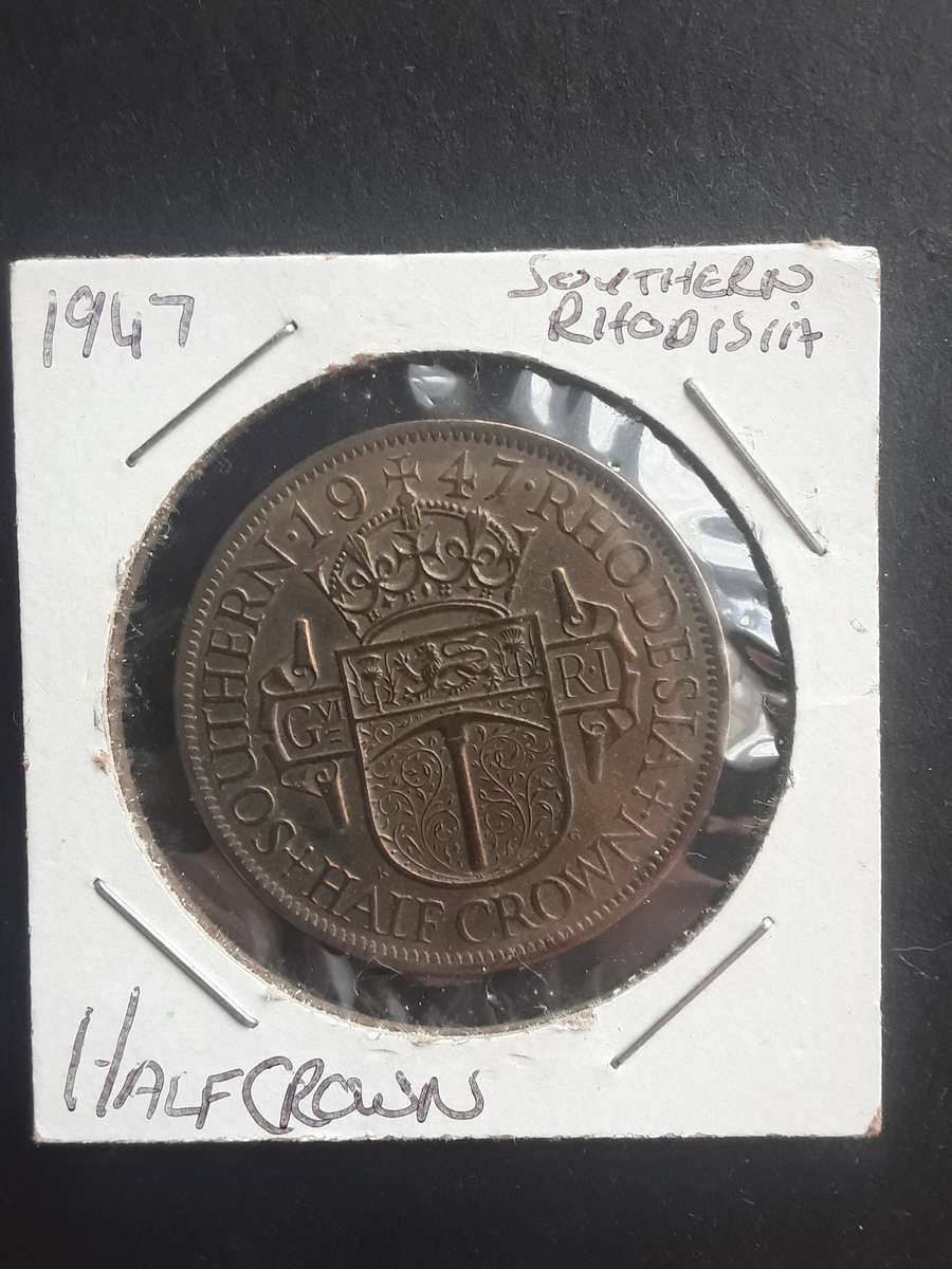 1947 Southern Rhodesia ½ Crown