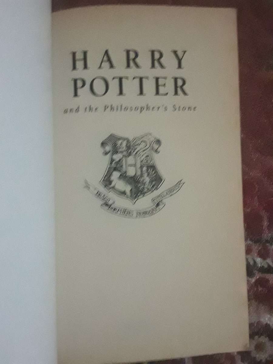Harry potter and the philosophers stone J.K Rowling book