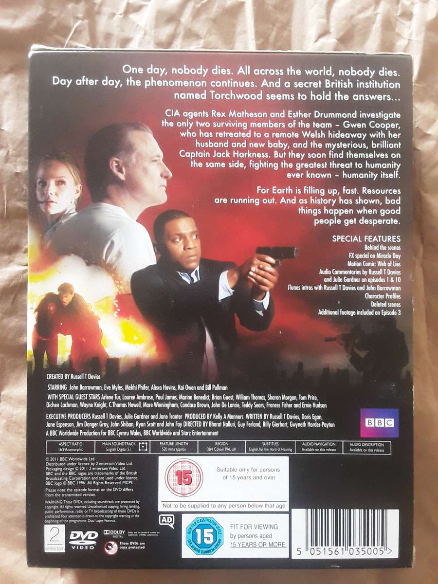 Tourchwood Miracle day DVD set