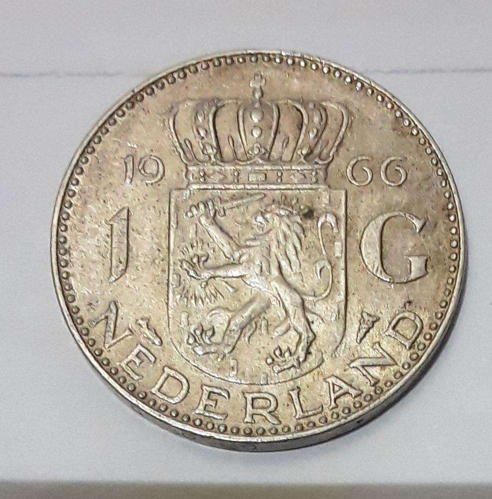 1966 Netherlands Silver Gulden