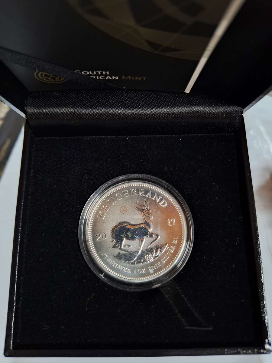 2017 SILVER  1OZ KRUGER RAND -PROOF