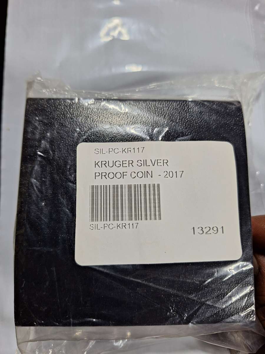 2017 SILVER  1OZ KRUGER RAND -PROOF