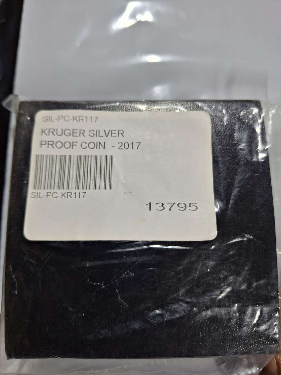 2017 SILVER  1OZ KRUGER RAND -PROOF