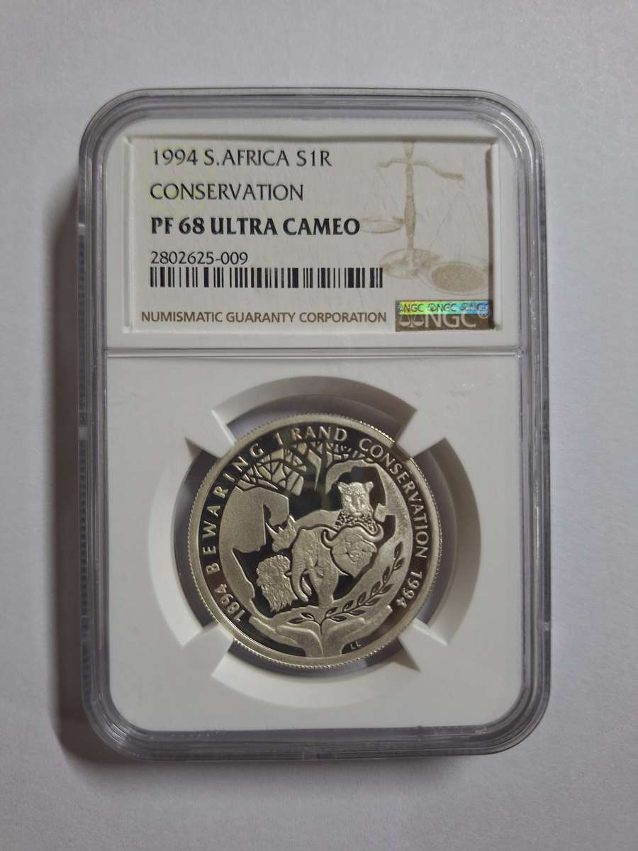 1994 Silver R1 Conservation - NGC Graded PF68