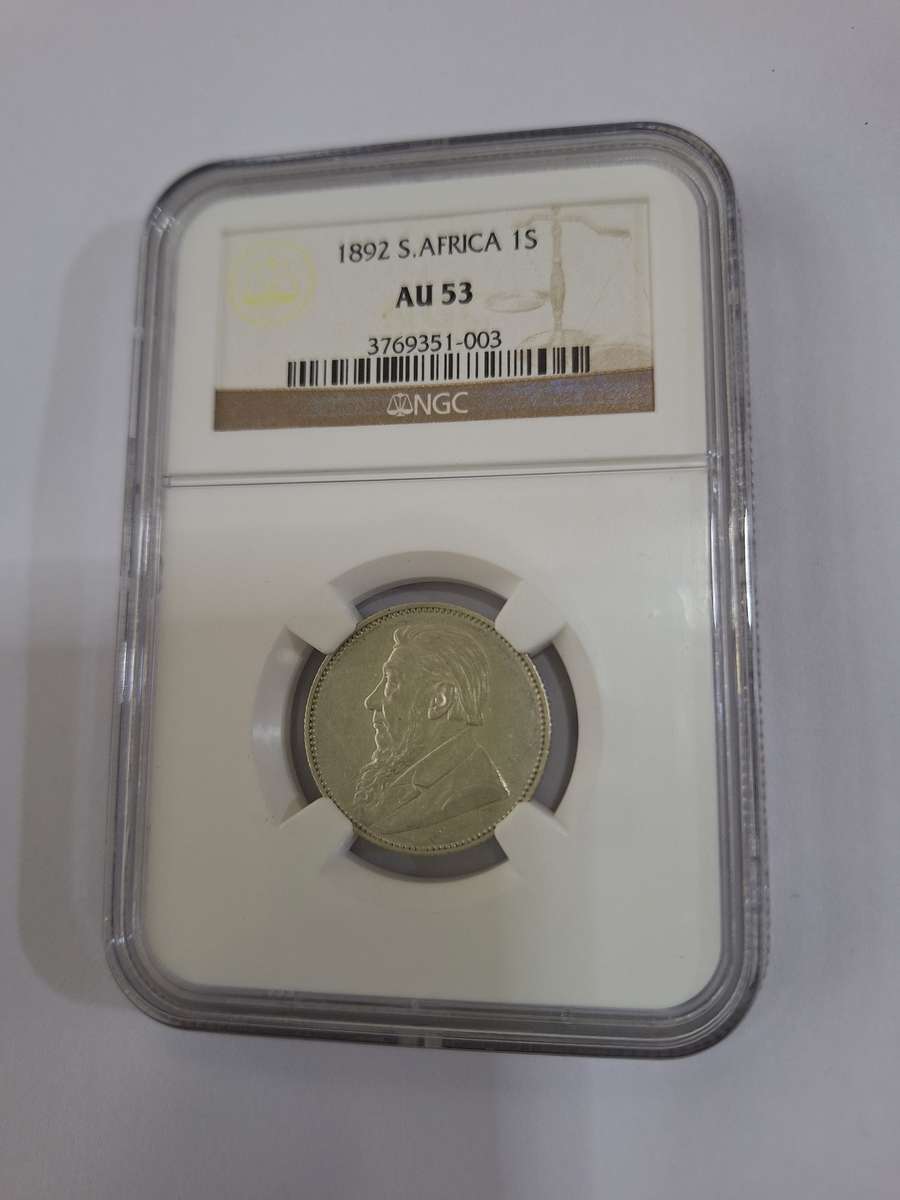 1892 Z.A.R 1 SHILLING - NGC GRADED