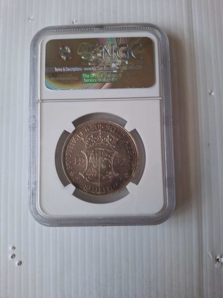 1932 2.5 SHILLINGS - NGC GRADED